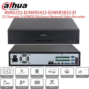Dahua 32CH NVR 2/4/8 HDD 32 Channel WizSense AcuPick ANPR 384 Mbps Alarm US - Picture 1 of 7