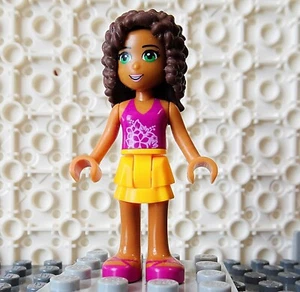 LEGO frnd055 Friends Andrea - Light Orange Skirt, from 41035 Heartlake Juice Bar - Picture 1 of 3
