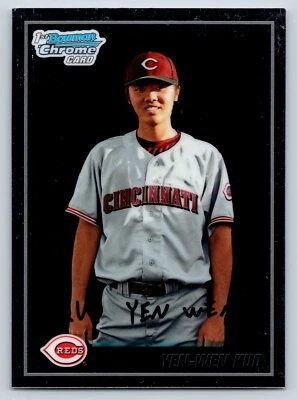 2010 Bowman #BCP80 Yen-Wen Kuo Chrome Prospects - Image 1 of 2