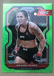 2021 PANINI PRIZM UFC GREEN #42/75 AMANDA NUNES NO. 66 - Picture 1 of 11