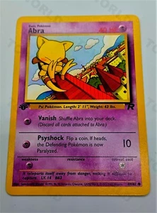 Pokémon Team rocket 1st Edition 49/82 "Abra" NMint-Mint - Picture 1 of 2