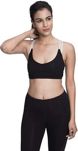 Satva Premium Bio Baumwolle Träger Cross Back Sport BH Medium Support XS - Bild 1 von 3