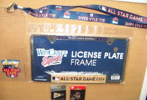 2014 AS All-Star pins ticket holder LP frame Minnesota Twins host Target Field Cover