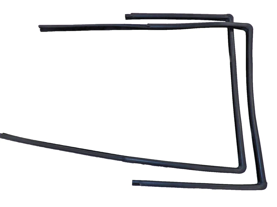 PAR de canales de funcionamiento de vidrio para ventana de puerta trasera derecha izquierda Jeep Cherokee XJ 1997-2001 Foto 1 de 3