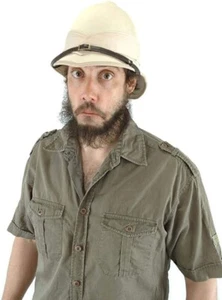 Pith Helmet 19th Century British/European Colonial Military Costume Helmet O S - Picture 1 of 8