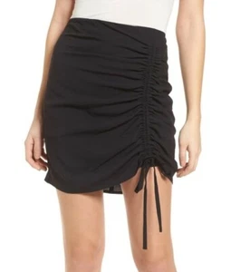 J.O.A. 157849 Minifalda informal para mujer con dobladillo ceñido negra lisa talla XXL - Imagen 1 de 3