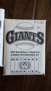 1991 MOTHERS COOKIES SAN FRANCISCO GIANTS SET WILL CLARK WILLIAMS BAKER SGA - Picture 1 of 1