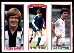 Topps Fußball 1981 Blau 114. Barnes / 149. Eastoe / 122. Ray Stewart - Bild 1 von 2