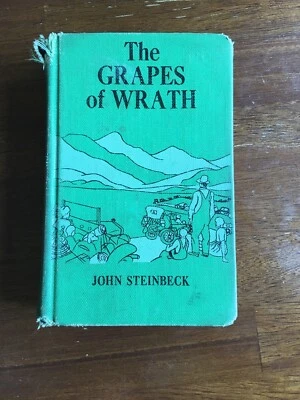 The Grapes of Wrath HB 1963 Library Edition Rare Foto 1 de 4