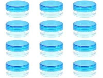10Pcs Mini Plastic Box for Travel Jar Containers Round Cosmetic Makeup Cream Pot - Image 1 of 4