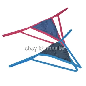 Borsa Ricamo Uomo Jockstrap Bikini Borsa Schiena T-Schiena Perizoma Intimo - Foto 1 di 9