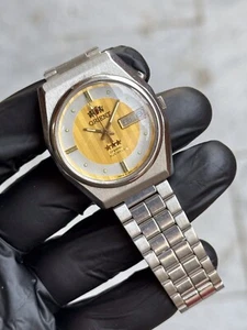VINTAGE ORIENT AUTOMATIC DAY/DATE 21 JEWELS MENS WRIST WATCH - Picture 1 of 8