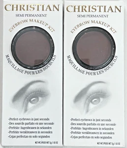 Christian Semi-Permanent Eyebrow  Makeup Kit, #2 SETS, IRID BROWN - Picture 1 of 1