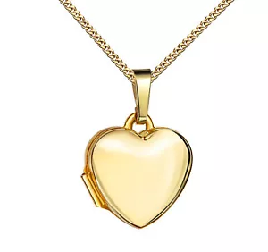 Medaillonanhänger Herz goldenes Medaillon aus Gold 585 zum Öffnen für 2 Bilder - Bild 1 von 14