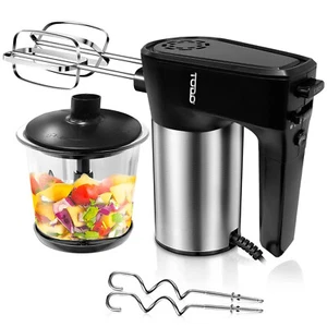 TODO 1L Multi Chopper Processor Hand Mixer Beater 300W Glass Bowl Dual Blade - Picture 1 of 6