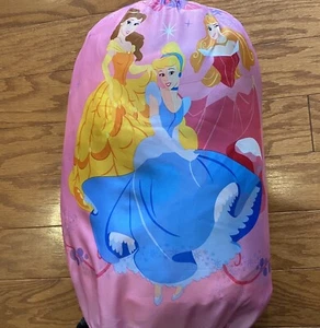 Disney Princess Cinderella Bella Aurora Snow White Sleeping Bag Sleepover Girl - Picture 1 of 21