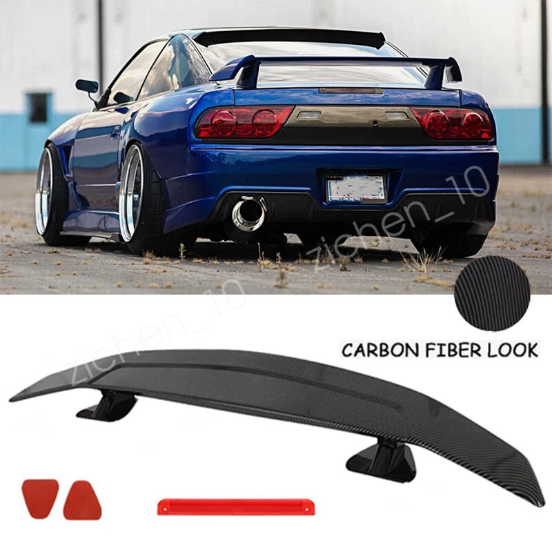 46'' Rear Trunk Spoiler Racing Wing GT Style Carbon Style For Nissan 240SX 300SX Foto 1 de 4