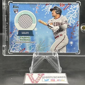 2023 Topps Holiday - GABRIEL MORENO ROOKIE JERSEY RELIC MEMORABILIA #RC-GM - Picture 1 of 3