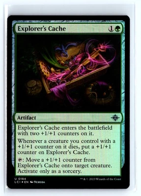 FOIL Explorer's Cache Lost Caverns of Ixalan – MTG Magic the Gathering Card - Image 1 of 4