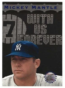 1996 Stadium Club Mantle #19 Mickey Mantle New York Yankees BV $3 inserto - Foto 1 di 1