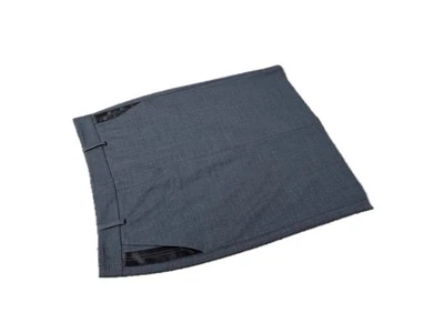 Falda lápiz Theory gris con bolsillos de satén talla 2 mezcla de lana elástica carrera Foto 1 de 4