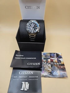 CITIZEN ECO-DRIVE PROMASTER CRONÓGRAFO HOMBRE BUZO SS - Imagen 1 de 7