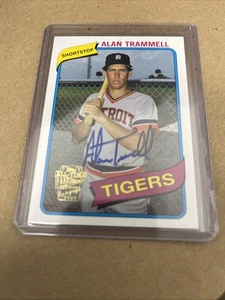 2004 Topps Fan Favorites Alan Trammell Auto. Mint Short Print - Picture 1 of 2