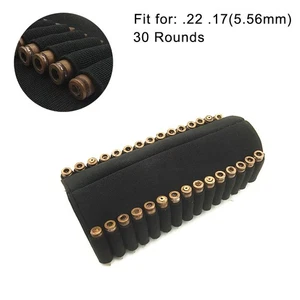 Buttstock Ammo Stock Carrier Rifle Shell Bullet Holder F/ .22 .17 CAL 30 Rounds - Picture 1 of 12