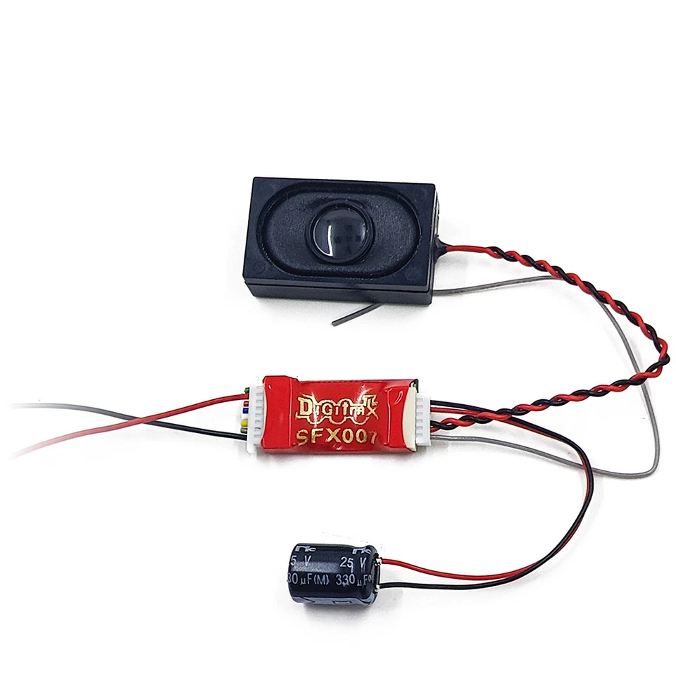 El decodificador de sonido Digitrax SFX007 se adapta a muchas locomotoras y material rodante Foto 1 de 1