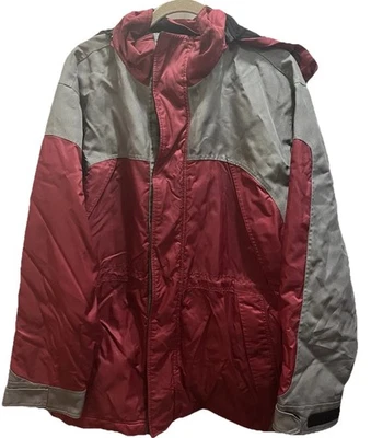 Arizona Jean CO Cremallera Completa Invierno Esquí Abrigo con Capucha Adulto Grande Nieve Lluvia Ceñido Foto 1 de 4