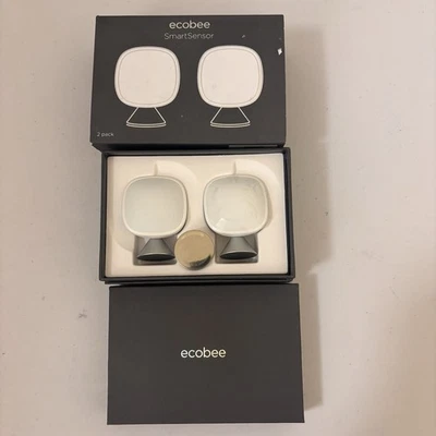 Ecobee SmartSensor Room Temperature Sensors White, Pack 2 EB-RSHM2PK- - Image 1 of 4