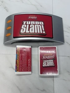 SCRABBLE ELECTRONIC TURBO SLAM! Includes sealed deck of cards, instructions NEW! - Picture 1 of 5