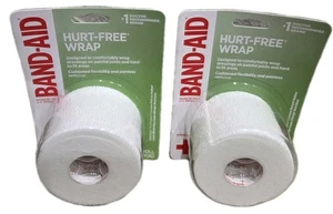Paquete de 2 curitas primeros auxilios envolturas sin lesiones medianas de 2 pulgadas X 2,3 yardas cada una - Imagen 1 de 3