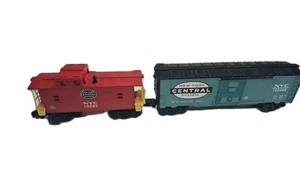 Lionel 36222 New York Central NYC 162440 Green Boxcar O/027 & Caboose 19293  - Bild 1 von 16