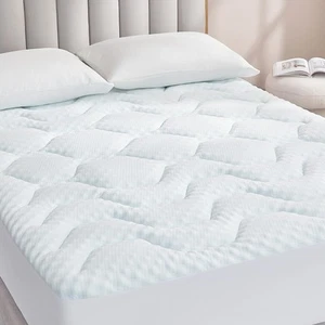 Topper Matrimoniale 160x190 Memory Foam Topper Materasso Respirabile con Tasca - Foto 1 di 9