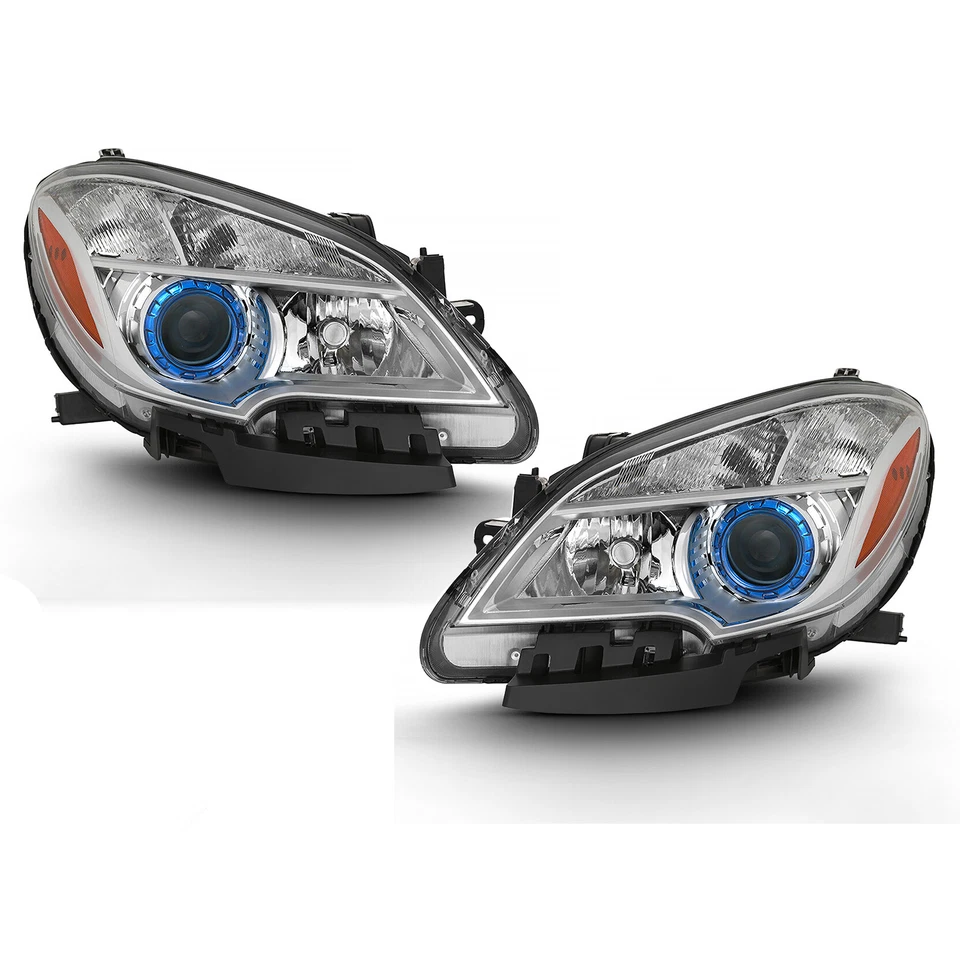 Halogen Headlight For 2013 2014 2015 2016 Buick Encore w/ Bulbs Left+Right Pair Foto 1 de 4