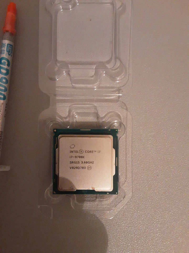 Intel Core i7 9700K 3.6Ghz 8 Core 12MB Cache LGA1151 SRG15 CPU Processor - Image 1 of 3