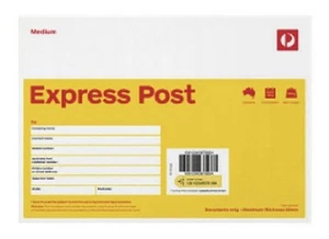 10 x Australia Post - Express Post Envelope Medium C5 - Free Postage - Picture 1 of 3