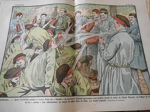 Vie Estudiantine Les Bizuths Siphons d'eau de Sltz une douche dessin Print 1928 - Imagen 1 de 1