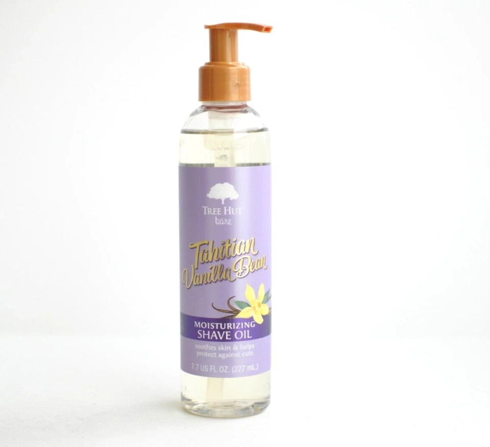 Tree Hut Bare Moisturizing Shave Oil Tahitian Vanilla Bean 7.7oz Essentials FO