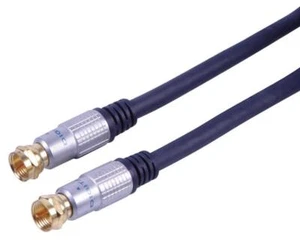 F Plug to F Plug Lead, 2m - PSG08940 - Picture 1 of 1