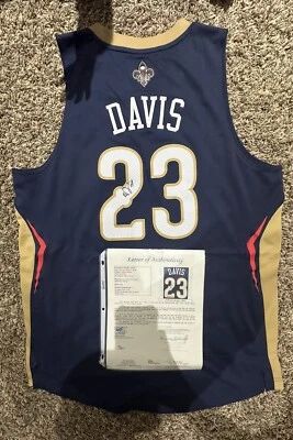 Anthony Davis Signed New Orleans Pelicans Jersey JSA Letter COA Autographed - Image 1 of 4
