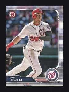 Tarjeta de segundo año Bowman #92 Juan Soto 2019 de los Nacionales de Washington - Imagen 1 de 2
