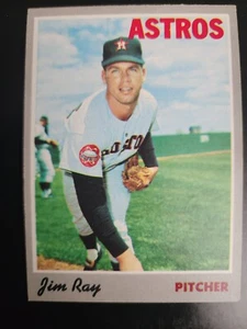 JIM RAY 1970 TOPPS #113 HOUSTON ASTROS VINTAGE MLB BASEBALL CARD NEARMINT - Picture 1 of 2