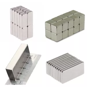 50 100 Pcs Magnets Block Cube Rare Earth Neodymium Magnetic N50 N48 N52 ALL Size - Picture 1 of 20