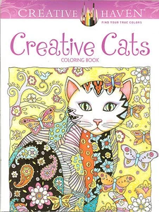 Creative Cats - A Creative Haven Adult Coloring Book from Dover Publications NEW - Imagen 1 de 4