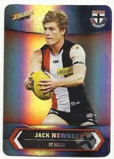 2015 AFL SELECT CHAMPIONS SP179 JACK NEWNES ST KILDA SILVER PARALLEL CARD 