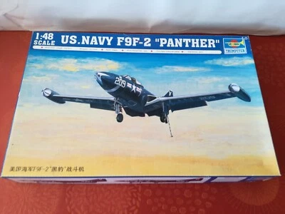 TRUMPETER 02832 US.NAVY F9F-2 PANTHER - KIT 1/48 - Immagine 1 di 4
