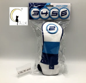 Cubierta de cabeza de golf MIZUNO para hombre serie Tour modelo UT x 1 blanca x azul nueva JP - Imagen 1 de 16