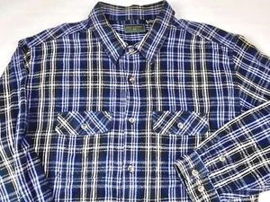 Field & Stream 1871 Men’s Long Sleeve Twin Pocket Button Up Shirt Size XXL Blue - Picture 1 of 5